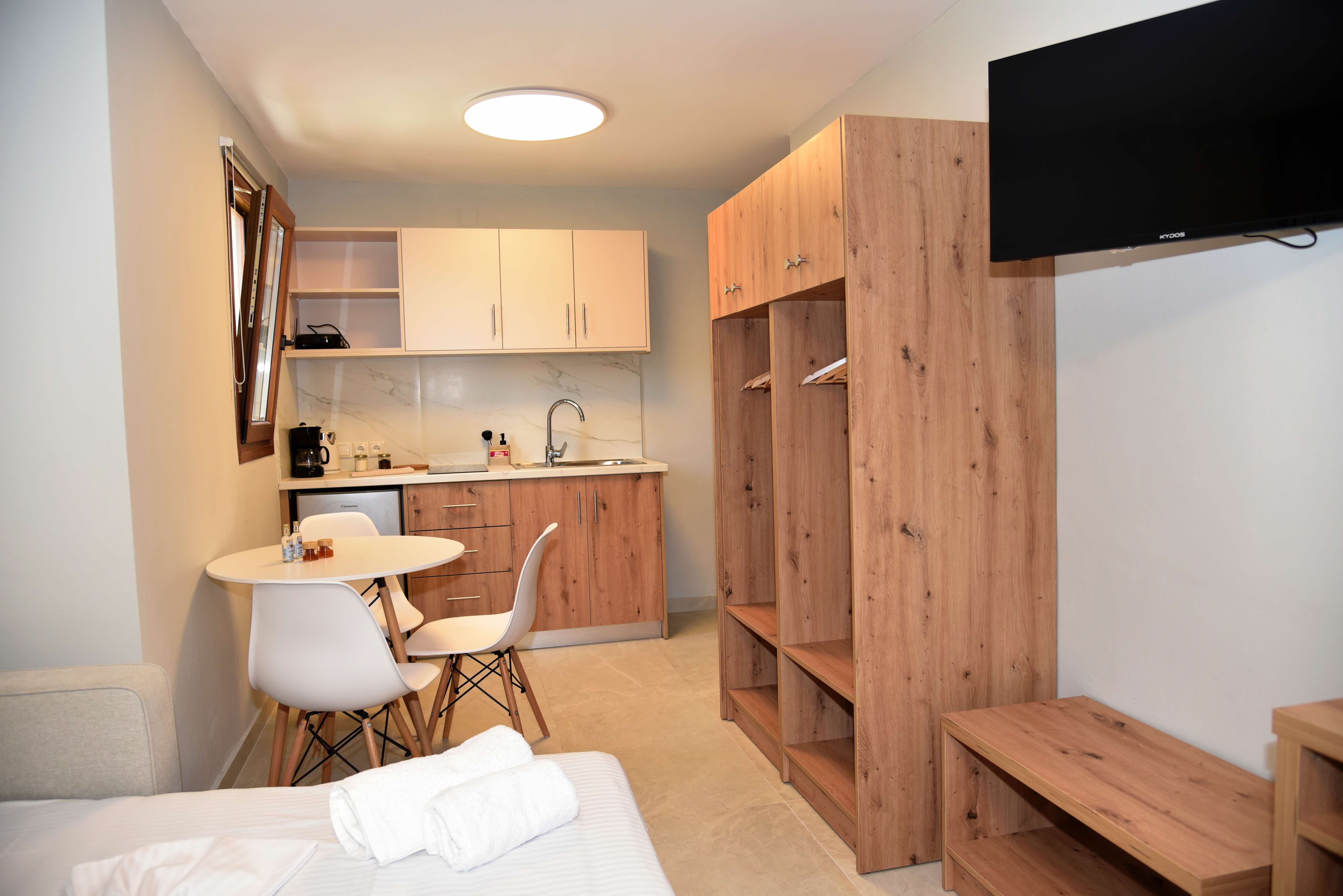 Quadruple studio interior.